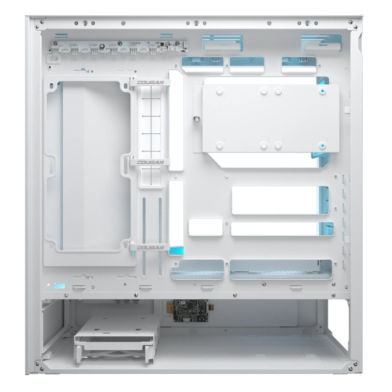 COUGAR Gehäuse Midi-Tower CFV235 Vision, ARGB, Mesh, Weiß