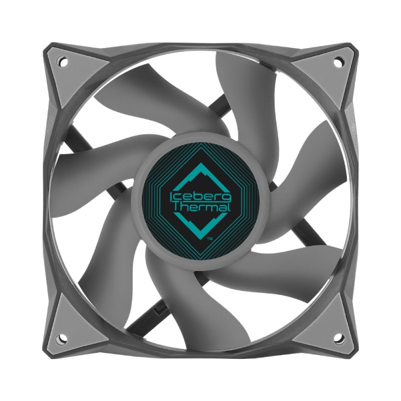 Iceberg Thermal IceGALE Boitier PC Ventilateur 12 cm Gris 1 pièce(s)