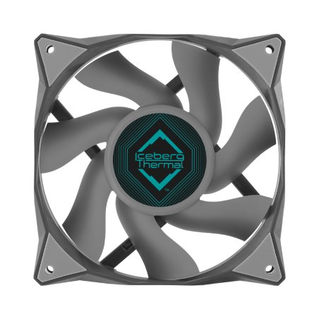 Iceberg Thermal IceGALE Boitier PC Ventilateur 12 cm Gris 1 pièce(s)