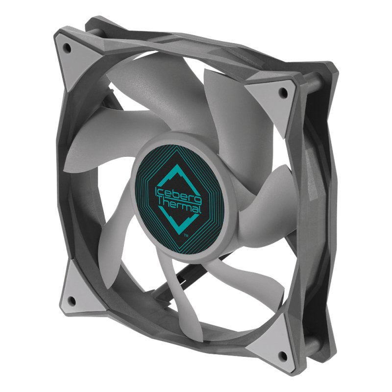 Iceberg Thermal IceGALE Boitier PC Ventilateur 12 cm Gris 1 pièce(s)