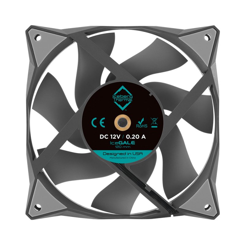 Iceberg Thermal IceGALE Computer case Fan 12 cm Grey 1 pc(s)