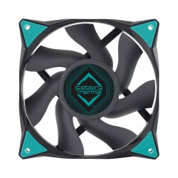 Iceberg Thermal IceGALE Boitier PC Ventilateur 12 cm Noir 1 pièce(s)