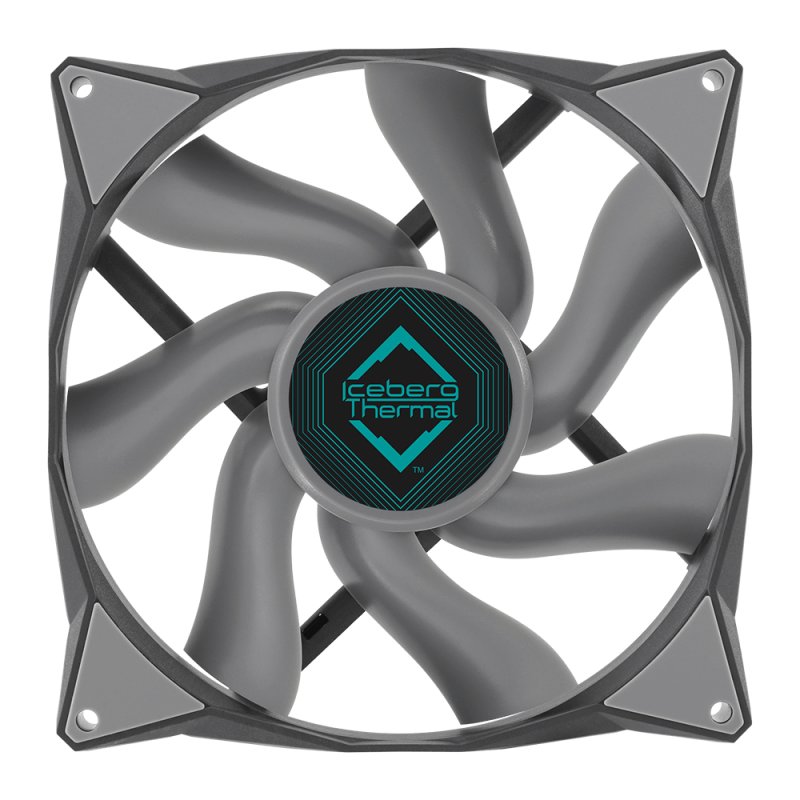 K ICEBERG THERMAL IceGALE - 140mm PWM Gray