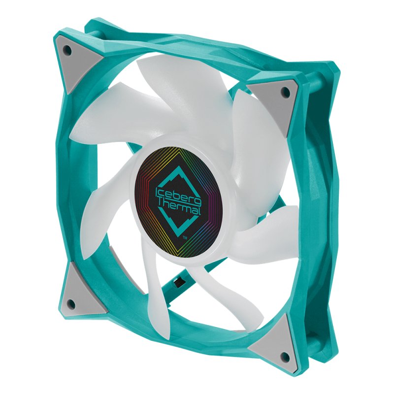 Iceberg Thermal IceGALE ARGB Boitier PC Ventilateur 12 cm Bleu 1 pièce(s)