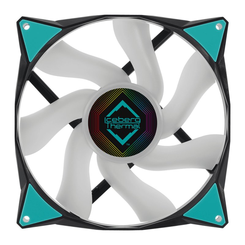 K ICEBERG THERMAL IceGALE ARGB - 140mm ARGB Black
