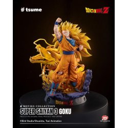 DRAGON BALL Z - Super Saiyan 3 Goku - Statue Movie Coll. By Tsume 57cm