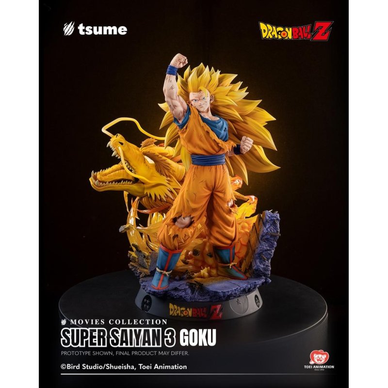 DRAGON BALL Z - Super Saiyan 3 Goku - Statue Movie Coll. By Tsume 57cm