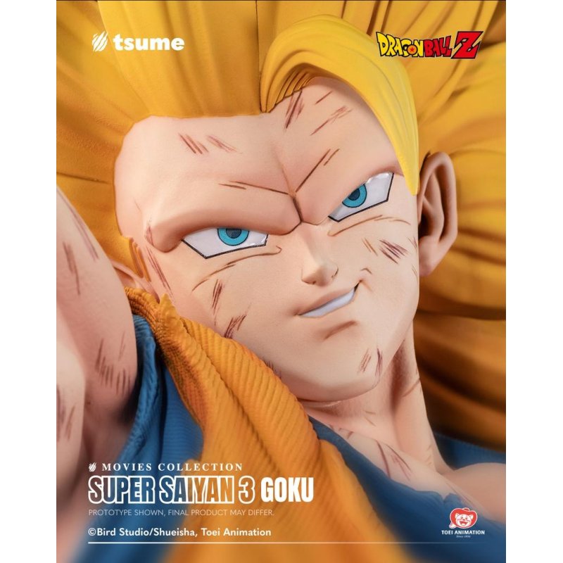 DRAGON BALL Z - Super Saiyan 3 Goku - Statue Movie Coll. By Tsume 57cm