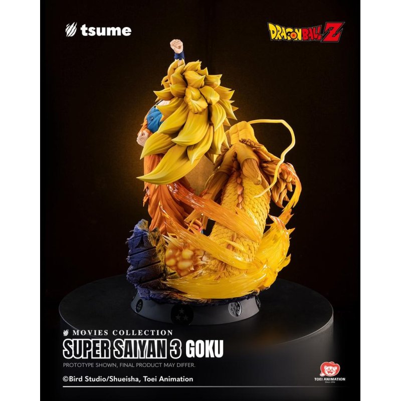 DRAGON BALL Z - Super Saiyan 3 Goku - Statue Movie Coll. By Tsume 57cm