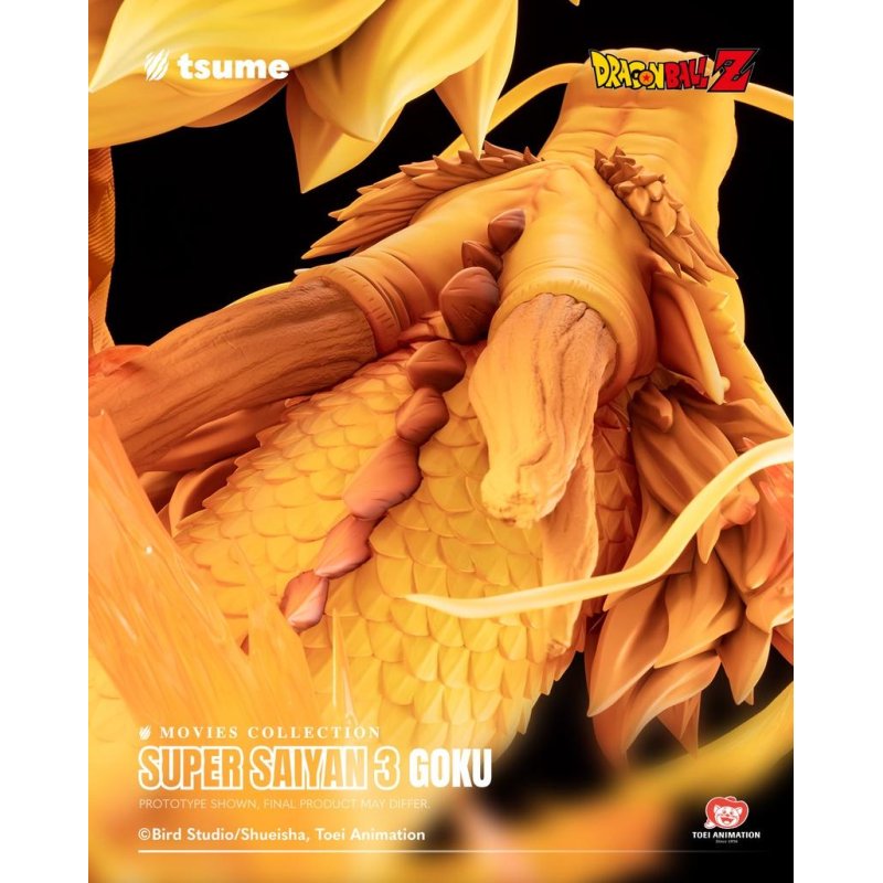 DRAGON BALL Z - Super Saiyan 3 Goku - Statue Movie Coll. By Tsume 57cm