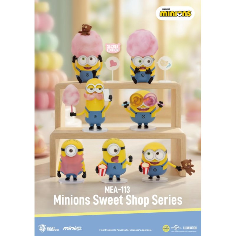 MINIONS - Sweet Shop Series - Blind Box Set 6 Figurine 6.3cm
