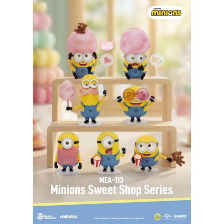 MINIONS - Sweet Shop Series - Blind Box Set 6 Figurine 6.3cm