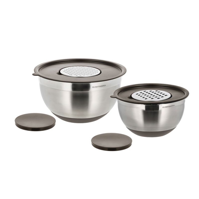 Blomsterbergs - Mixing Bowl Set – 8 Pieces – 3 5 Litres – Latte