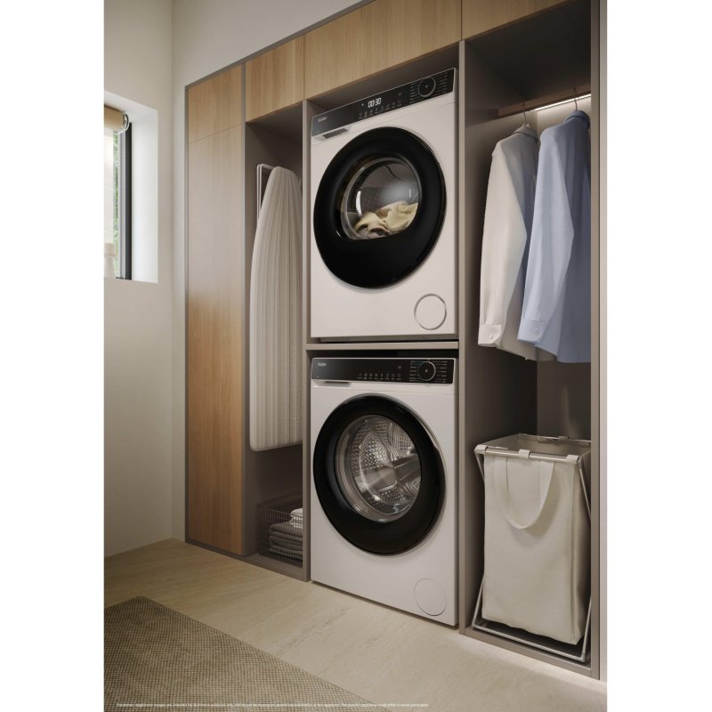 Haier HD120-E357U1 tumble dryer Freestanding Front-load 10 kg White