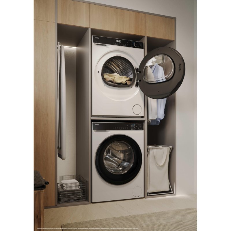 Haier HD90-C357U1 sèche-linge Pose libre Charge avant 9 kg Blanc