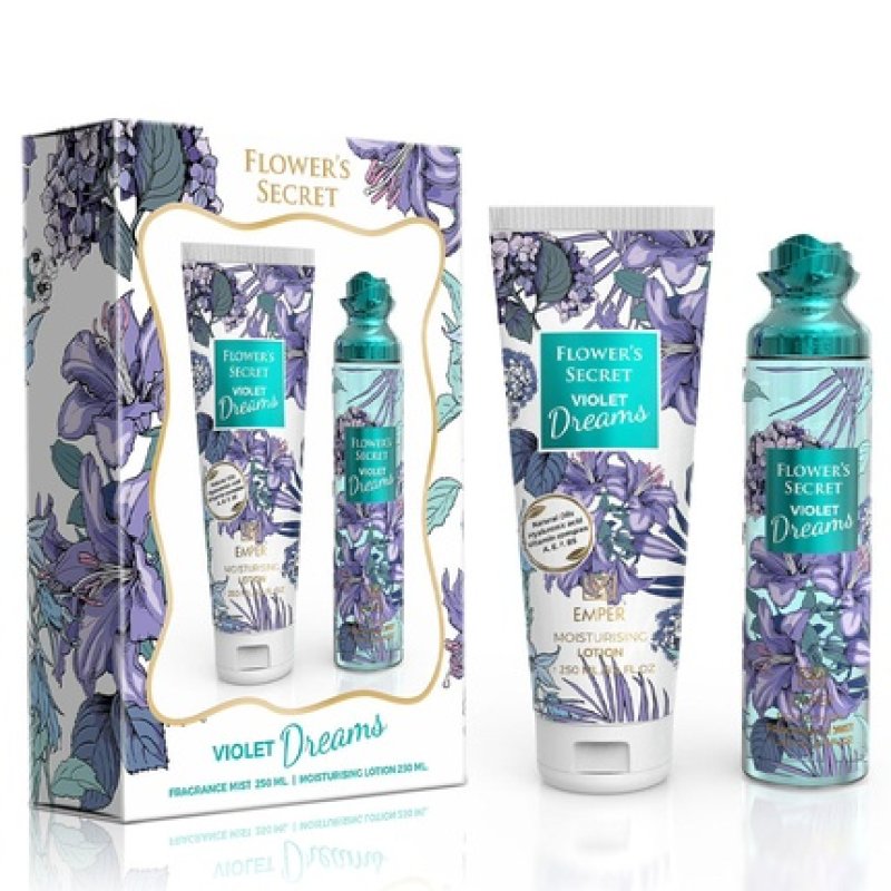 Emper Gift Set Flowers Secret Violet Dreams 2 In 1 Milliliter