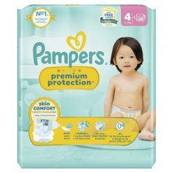 Pampers Premium Protection Maxi Size 4 8-16 Kg Diapers