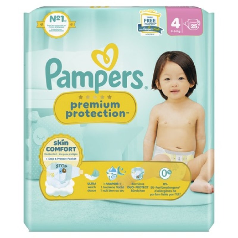 Pampers Premium Protection Maxi Size 4 8-16 Kg Diapers