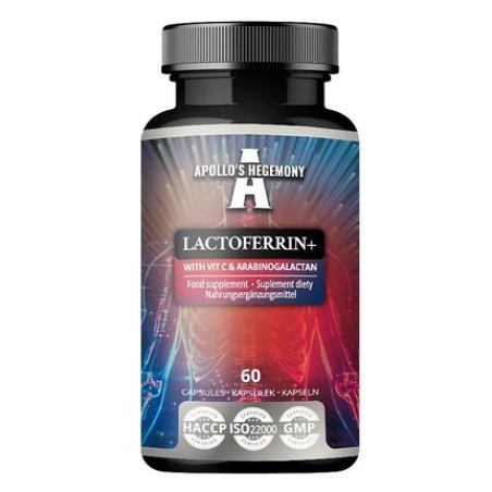 Apollo's Hegemony Lactoferrin with Vitamin C and Arabinogalactan 60 Capsules