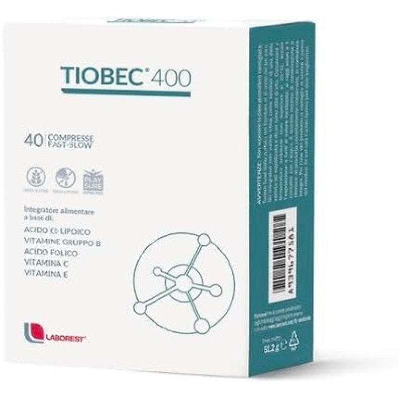 Tiobec 400 Nutritional Supplement 40 Tablets