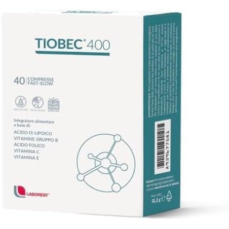 Tiobec 400 Nutritional Supplement 40 Tablets