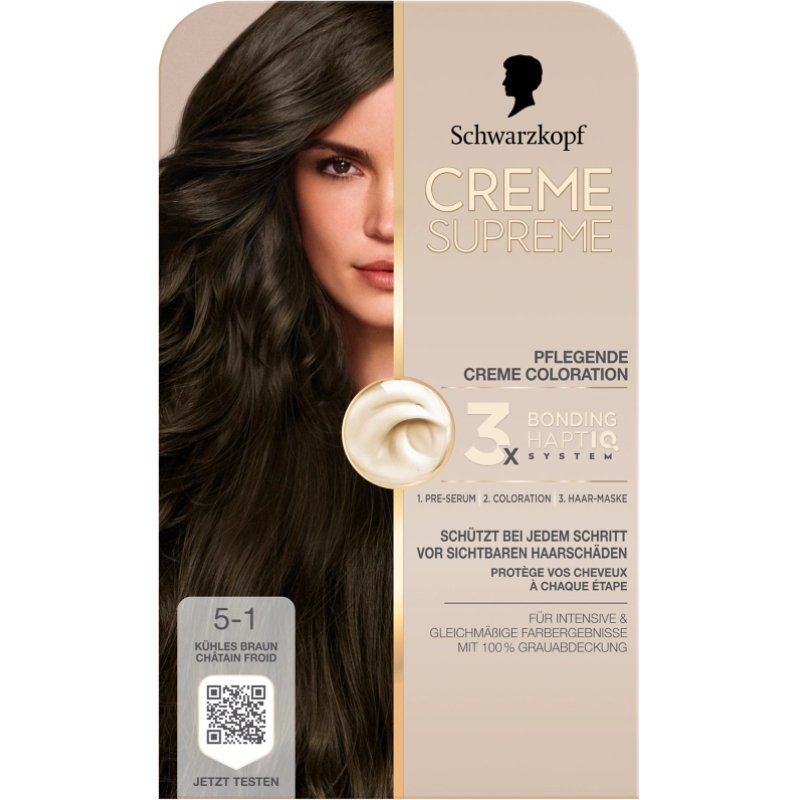 Schwarzkopf Creme Supreme hair colour Brown