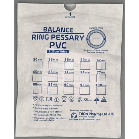 Balance Vaginal Pessary Ring 71mm External Diameter for Vaginal Prolapse Management