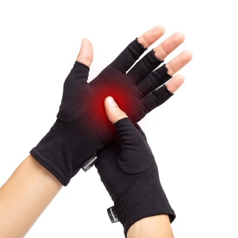 InnovaGoods Compression Gloves for Arthritis Size Small - Pack of 2