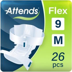 Attends Flex 9 Medium Adult Incontinence Pads 26 Pieces