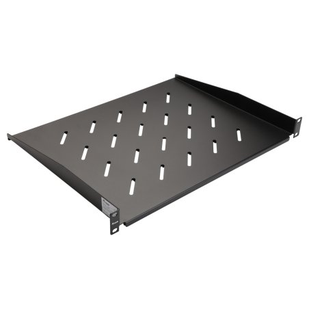 Equip 19" Fixed Shelf, 1U, 350 mm, Black