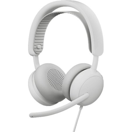 Logitech 981-001621 headphones/headset Wired White