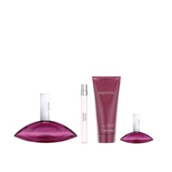 Calvin Klein Euphoria Women Gift Set Includes Eau De Parfum 100 Ml Body Lotion 100 Ml Eau De Parfum 15 Ml And Eau De