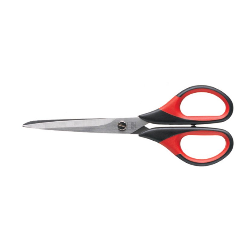 Mehrzweckschere D821-160 (schwarz/rot, mit 2K Griff)