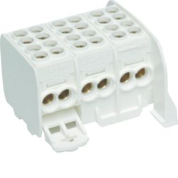 Hager KH23C bornier 3P Blanc