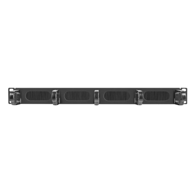 Equip 19" Kabelmanagement 5xPlastikringe Stahl 1U RAL9005