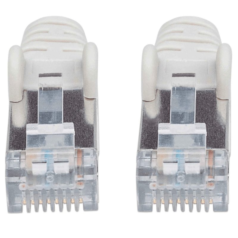 Patchkabel Cat6a-Stecker/Cat7-Rohkabel 30m grau