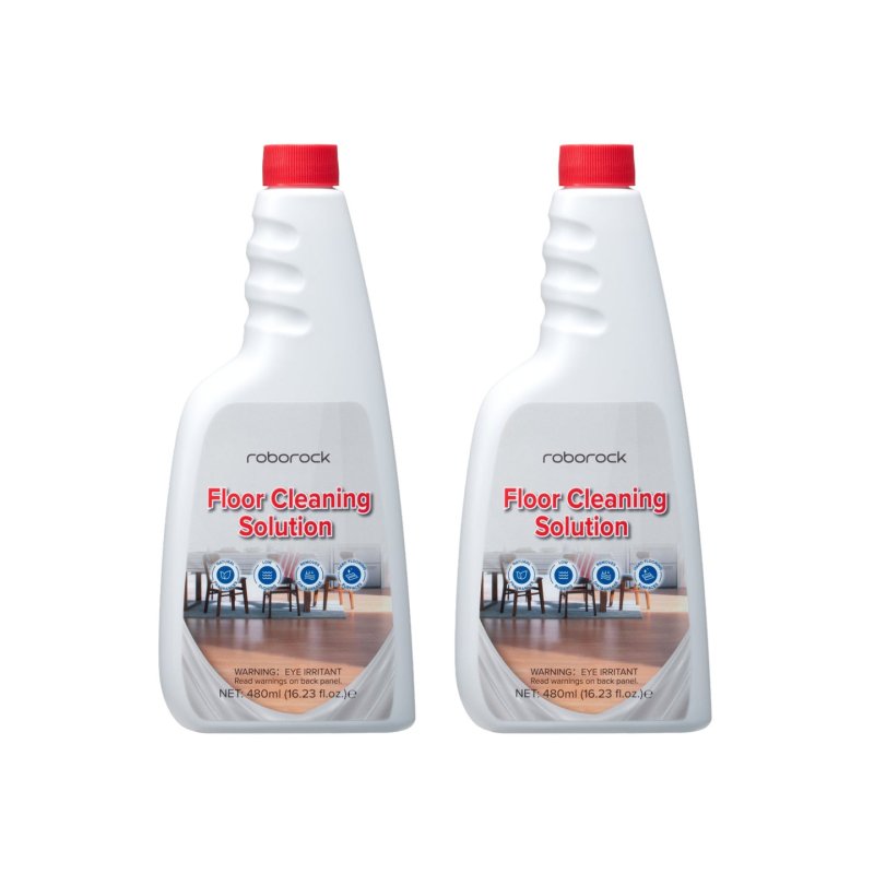 Bodenreinigungslösung für Saugroboter 2 x 480 ml
