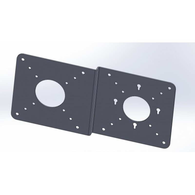 ALLNET VESA_MINIPC_PLATE mounting kit Black