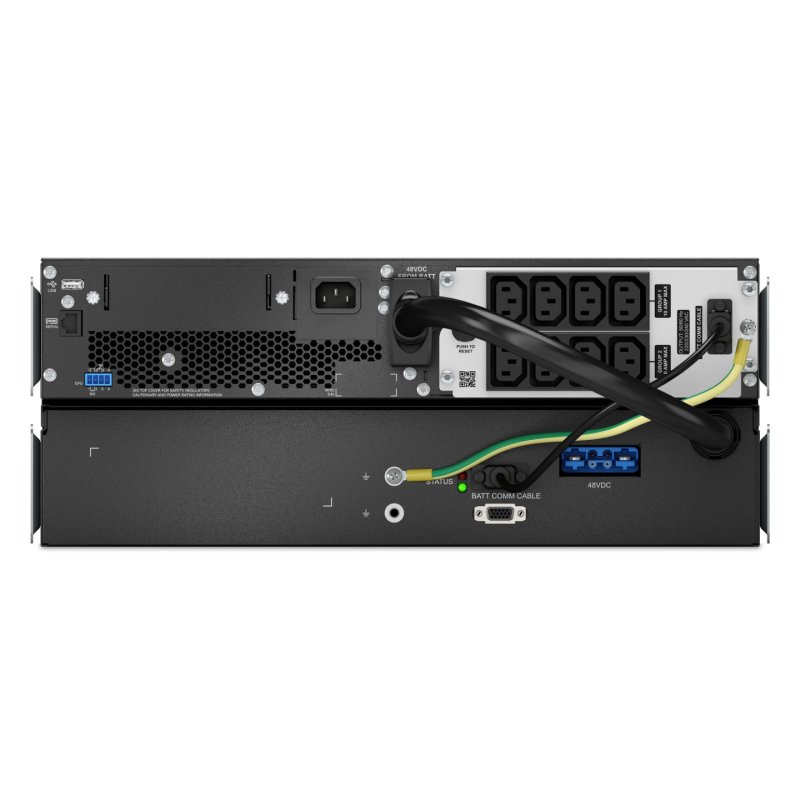 APC SRTL1000RM4UXLI alimentation d'énergie non interruptible Double-conversion (en ligne) 1 kVA 900 W 8 sortie(s) CA