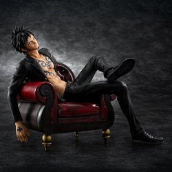 One Piece Portrait.Of.Pirates "S.O.C" PVC Figure Trafalgar Law Ver.R