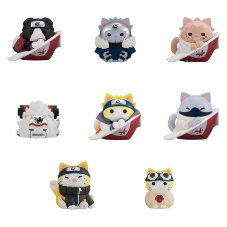 Naruto Shippuden Mega Cat Project Nyaruto! Mini Figures The bond between master and disciple ver. Blind Box Assortment