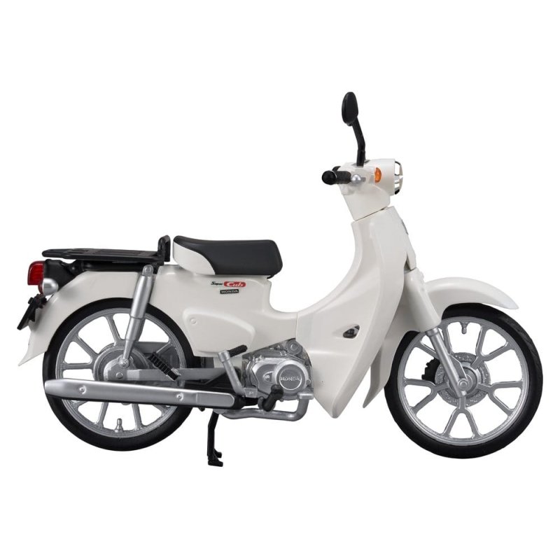 Honda Kaitanics Plastic Model Kit Super Cub 110 Classical White
