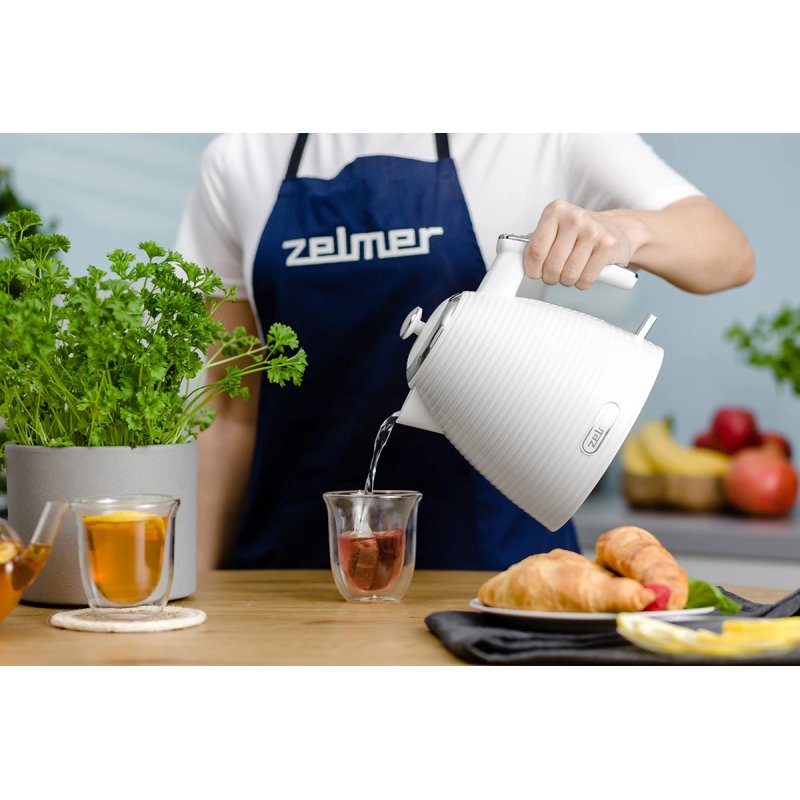 Czajnik 2200W 1 7 Biały * ZELMER ZCK7650