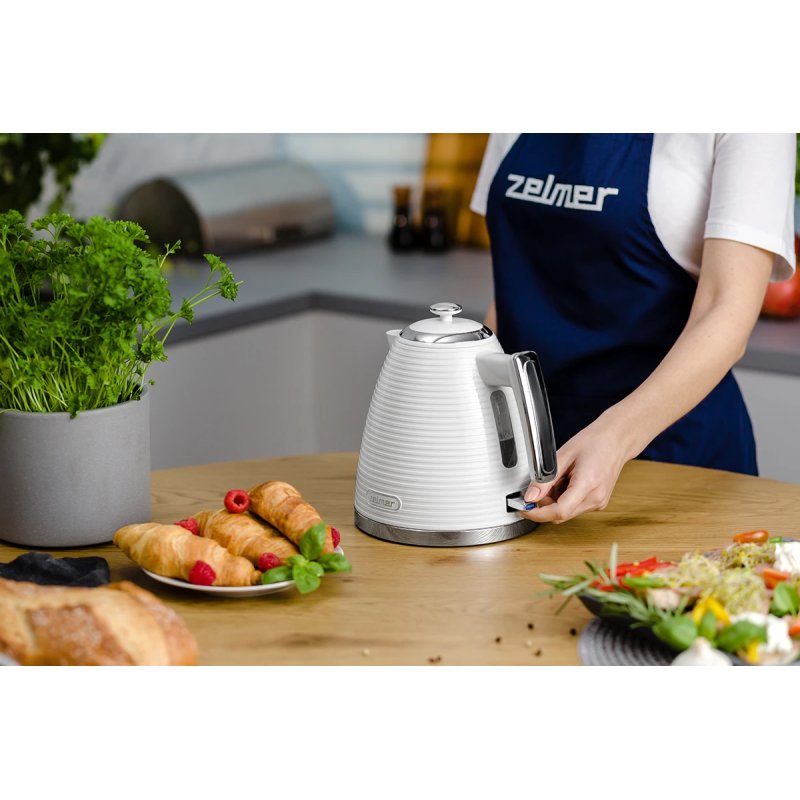 Czajnik 2200W 1 7 Biały * ZELMER ZCK7650