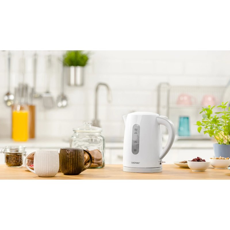 Zelmer ZCK7616S electric kettle 1.7 L 2200 W White