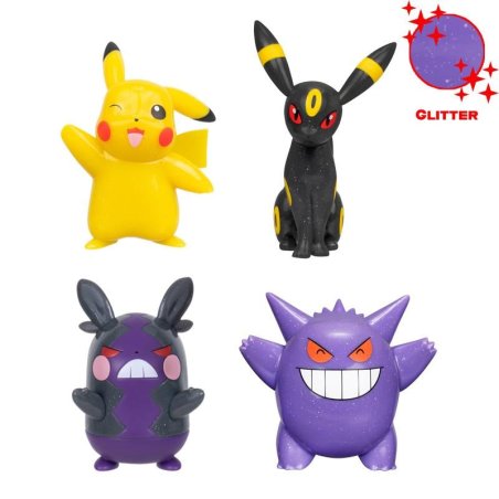 POKEMON - 30ème Anniversaire - Set 6 Figurines Glitter 7.5cm