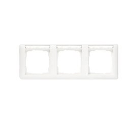 GIRA 109303 Rahmen 3f BSF reinweiß Standard 55 waagerecht