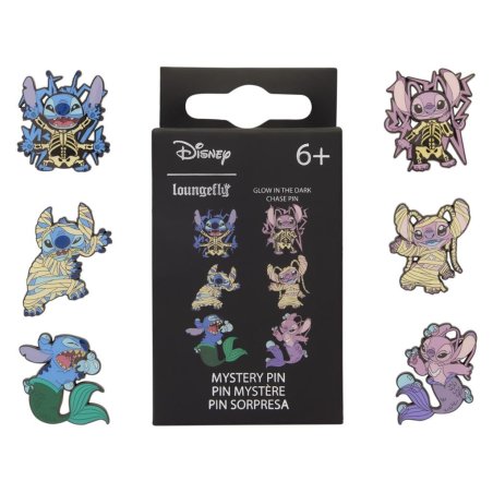 DISNEY -Stitch & Angel Halloween - Funko Blind Box Enamel Pins
