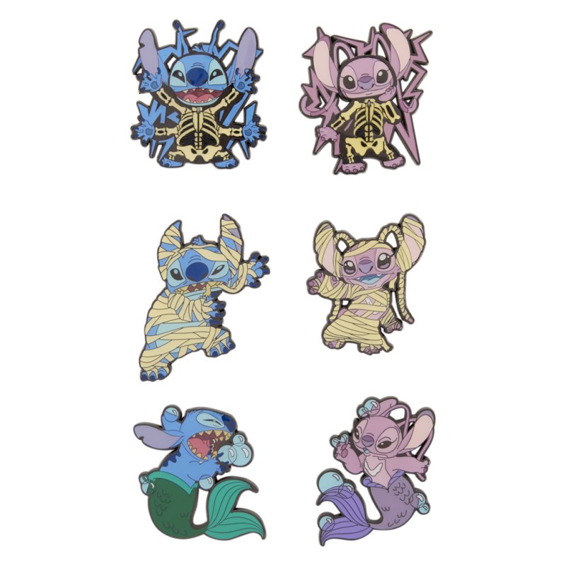 DISNEY -Stitch & Angel Halloween - Funko Blind Box Enamel Pins
