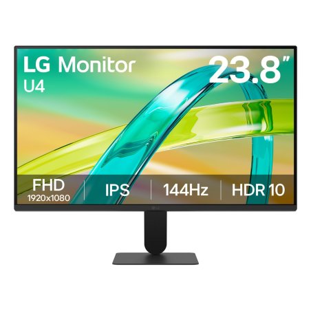 LG 24U411B-B computer monitor 60.5 cm (23.8") 1920 x 1080 pixels Full HD LCD Black